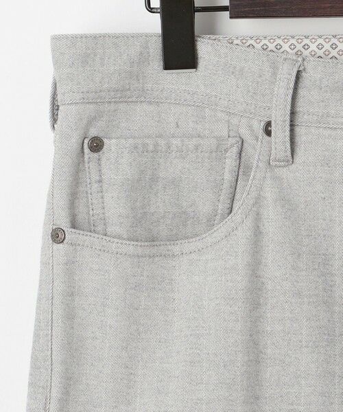 JOSEPH ABBOUD / ジョセフ アブード その他パンツ | 【キングサイズ・イタリア素材/ストレッチ】ヘリンボンモールスキン5ポケットデザインパンツ | 詳細7