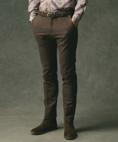 JOSEPH ABBOUD / ジョセフ アブード その他パンツ | 【ウエストも伸びる!オーガニックコットン使用】ムリネへリンボンストレッチ パンツ