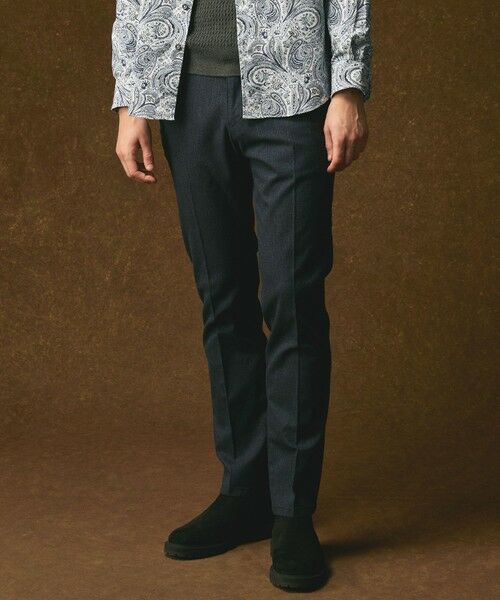 JOSEPH ABBOUD / ジョセフ アブード その他パンツ | 【ウエストも伸びる!オーガニックコットン使用】ムリネへリンボンストレッチ パンツ | 詳細24