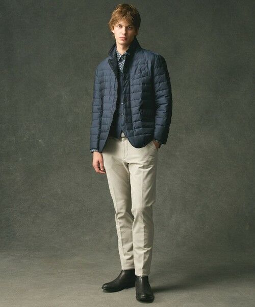 JOSEPH ABBOUD / ジョセフ アブード その他パンツ | 【ウエストも伸びる！/暖かパンツ/オーガニックコットン使用】ライスコールストレッチパンツ | 詳細1