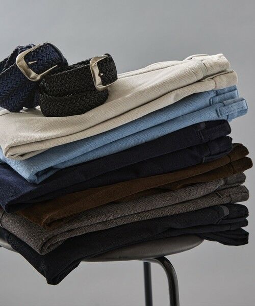 JOSEPH ABBOUD / ジョセフ アブード その他パンツ | 【ウエストも伸びる！/暖かパンツ/オーガニックコットン使用】ライスコールストレッチパンツ | 詳細7