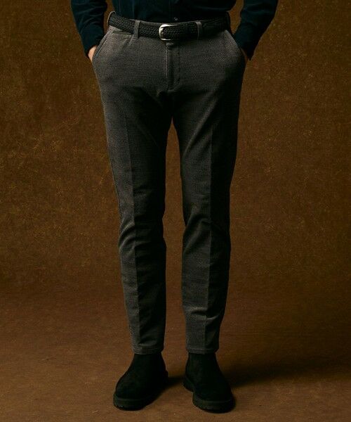 JOSEPH ABBOUD / ジョセフ アブード その他パンツ | 【ウエストも伸びる！/暖かパンツ/オーガニックコットン使用】ライスコールストレッチパンツ | 詳細9