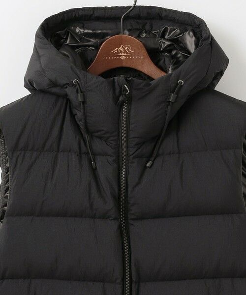 JOSEPH ABBOUD / ジョセフ アブード ダウンジャケット・ベスト | 【サステナブル/軽量/8ポケット/JAPANファブリック】ライトナイロンワッシャー アウトドアダウンベスト | 詳細6