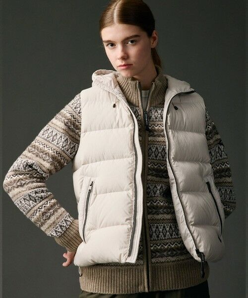 JOSEPH ABBOUD / ジョセフ アブード ダウンジャケット・ベスト | 【サステナブル/軽量/8ポケット/JAPANファブリック】ライトナイロンワッシャー アウトドアダウンベスト | 詳細16