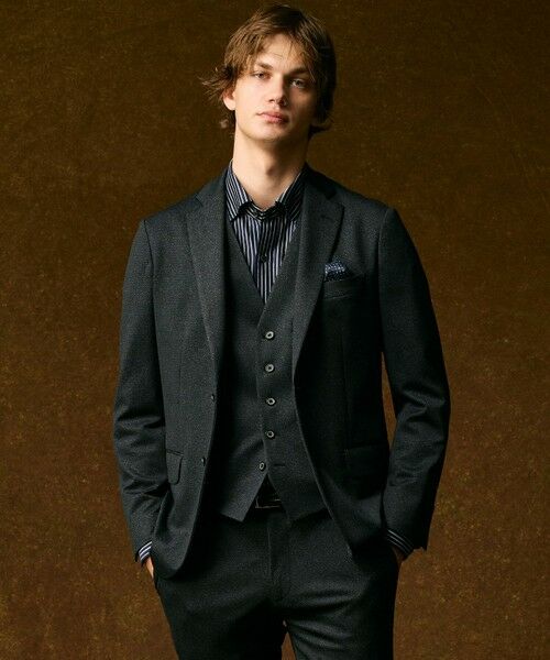 JOSEPH ABBOUD / ジョセフ アブード ベスト | 【キングサイズ・ストレッチ/多機能レジャーベスト】エアロムリネコンフォートジャージ ベスト | 詳細19