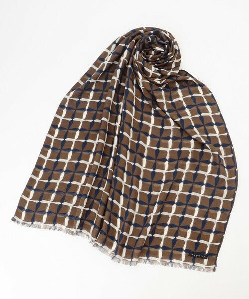 JOSEPH ABBOUD / ジョセフ アブード マフラー・ショール・スヌード・ストール | 【ドイツV.FRAAS社】ビンテージチェック ストール | 詳細6