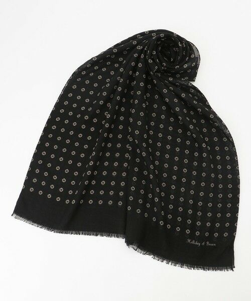 JOSEPH ABBOUD / ジョセフ アブード マフラー・ショール・スヌード・ストール | 【Holliday&Brown】クレストパターン ストール | 詳細2