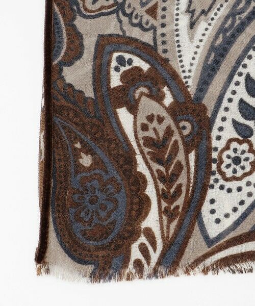 JOSEPH ABBOUD / ジョセフ アブード マフラー・ショール・スヌード・ストール | 【CAMERUCCI ARCHIVIO】ボタニカルプリント ストール | 詳細4