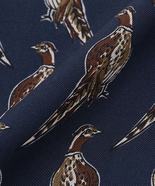 JOSEPH ABBOUD / ジョセフ アブード バンダナ・スカーフ | 【イタリア製・Holliday&Brown】バードグラフィックプリントポケットチーフ | 詳細3