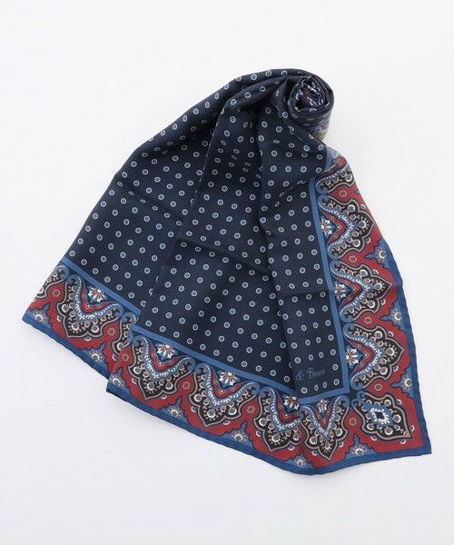 JOSEPH ABBOUD / ジョセフ アブード バンダナ・スカーフ | 【イタリア製・Holliday&Brown】バンダナプリント スカーフ | 詳細4