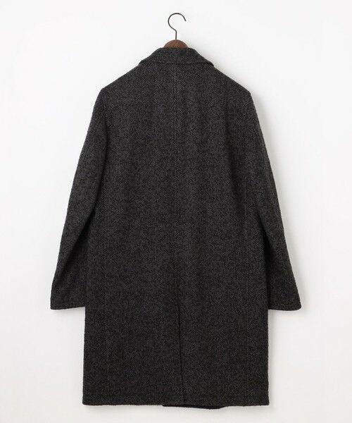 JOSEPH ABBOUD / ジョセフ アブード その他アウター | 【キングサイズ・尾州産カシミヤブレンド×アルパカ混素材】カシミヤブレンドアルパカヘリンボン チェスターコート | 詳細5