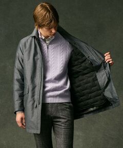 JOSEPH ABBOUD / ジョセフ アブード ダウンジャケット・ベスト | 【外せるダウンライナー/軽量】2WAYインターレース ダウンコート