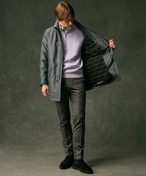 JOSEPH ABBOUD / ジョセフ アブード ダウンジャケット・ベスト | 【外せるダウンライナー/軽量】2WAYインターレース ダウンコート | 詳細2