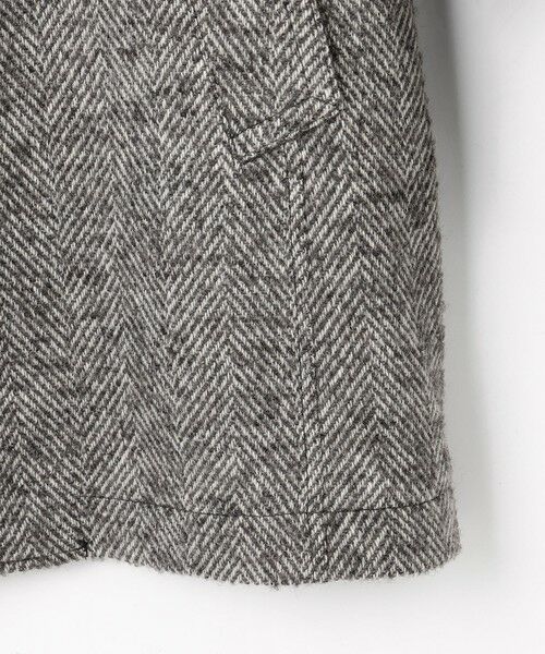 JOSEPH ABBOUD / ジョセフ アブード ステンカラーコート | 【尾州産カシミヤブレンド素材/軽量】カシミヤブレンドアルパカヘリンボーン ステンカラーコート | 詳細11