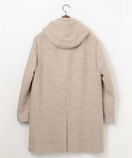 JOSEPH ABBOUD / ジョセフ アブード ダッフルコート | 【尾州産カシミヤブレンド×アルパカ混素材】カシミヤブレンドアルパカヘリンボン ダッフルコート | 詳細6