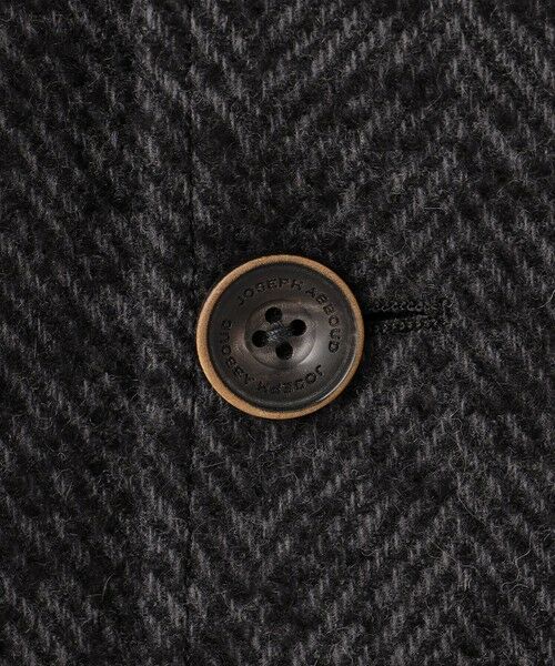 JOSEPH ABBOUD / ジョセフ アブード その他アウター | 【尾州産カシミヤブレンド×アルパカ混素材】カシミヤブレンドアルパカヘリンボン チェスターコート | 詳細11