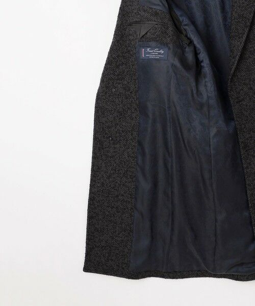 JOSEPH ABBOUD / ジョセフ アブード その他アウター | 【尾州産カシミヤブレンド×アルパカ混素材】カシミヤブレンドアルパカヘリンボン チェスターコート | 詳細12