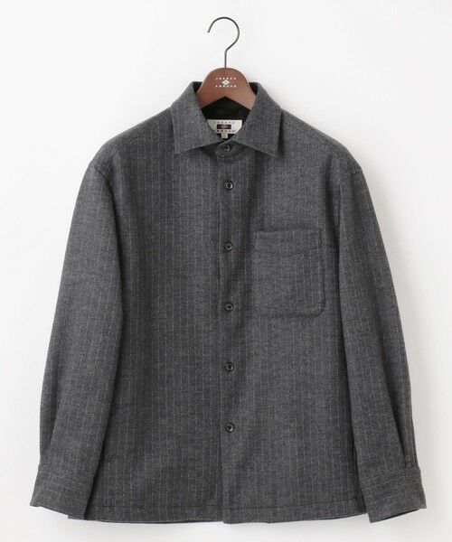 JOSEPH ABBOUD / ジョセフ アブード その他アウター | 【キングサイズ・軽量/ストレッチ/尾州が誇る上質素材 】ウールミルドジャージーシャツ | 詳細14