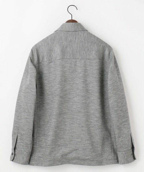 JOSEPH ABBOUD / ジョセフ アブード その他アウター | 【キングサイズ・軽量/ストレッチ/尾州が誇る上質素材 】ウールミルドジャージーシャツ | 詳細7