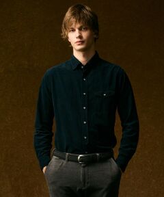 JOSEPH ABBOUD / ジョセフ アブード シャツ・ブラウス | 【キングサイズ・ストレッチ】コーデュロイ シャツ