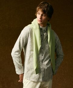 JOSEPH ABBOUD / ジョセフ アブード シャツ・ブラウス | 【キングサイズ・LIBERTY・綿100％】リバティペイズリープリントコーデュロイ シャツ