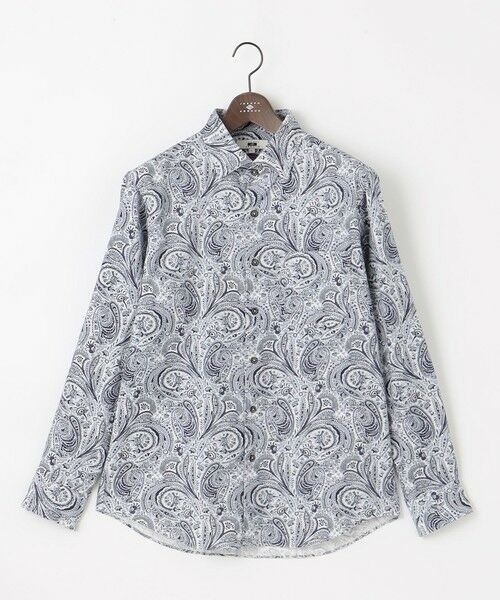 JOSEPH ABBOUD / ジョセフ アブード シャツ・ブラウス | 【キングサイズ・LIBERTY・綿100％】リバティペイズリープリントコーデュロイ シャツ | 詳細4
