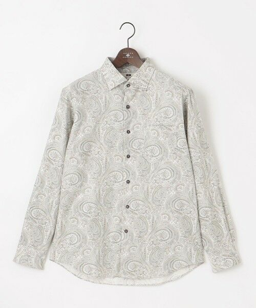 JOSEPH ABBOUD / ジョセフ アブード シャツ・ブラウス | 【キングサイズ・LIBERTY・綿100％】リバティペイズリープリントコーデュロイ シャツ | 詳細15