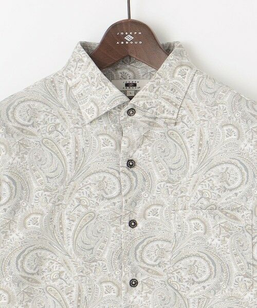JOSEPH ABBOUD / ジョセフ アブード シャツ・ブラウス | 【キングサイズ・LIBERTY・綿100％】リバティペイズリープリントコーデュロイ シャツ | 詳細9
