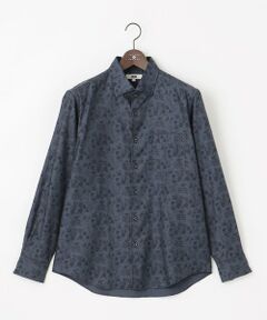 JOSEPH ABBOUD / ジョセフ アブード シャツ・ブラウス | 【キングサイズ・自然な光沢感】コットンビエラフラワープリント シャツ