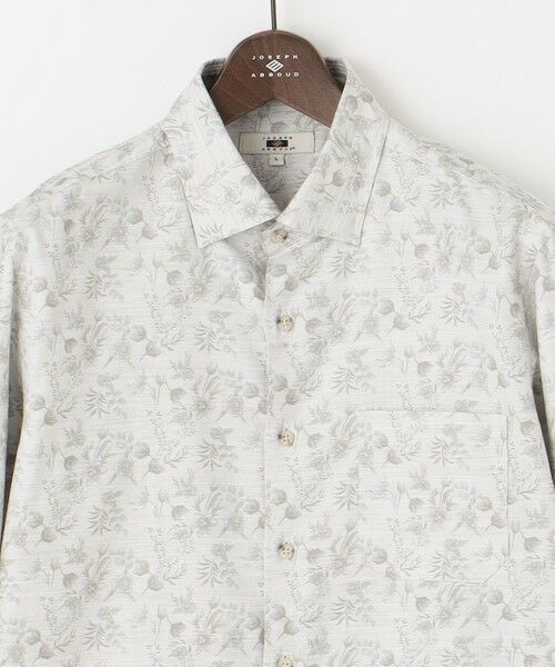 JOSEPH ABBOUD / ジョセフ アブード シャツ・ブラウス | 【キングサイズ・自然な光沢感】コットンビエラフラワープリント シャツ | 詳細6