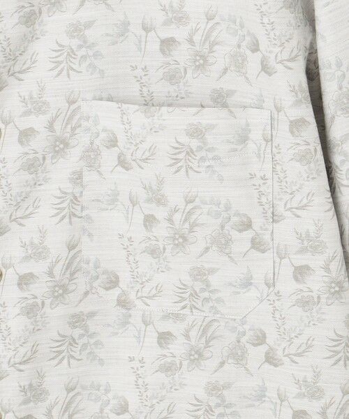 JOSEPH ABBOUD / ジョセフ アブード シャツ・ブラウス | 【キングサイズ・自然な光沢感】コットンビエラフラワープリント シャツ | 詳細7