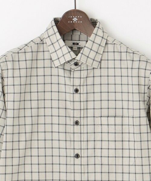 JOSEPH ABBOUD / ジョセフ アブード シャツ・ブラウス | 【綿100％】ファインカウントシャンブレーチェックシャツ | 詳細2