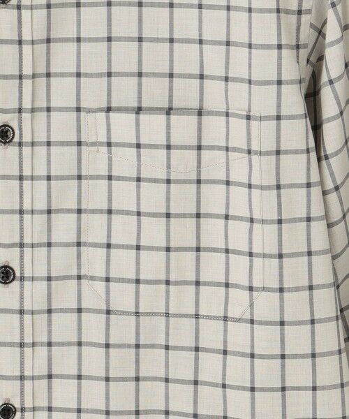 JOSEPH ABBOUD / ジョセフ アブード シャツ・ブラウス | 【綿100％】ファインカウントシャンブレーチェックシャツ | 詳細4