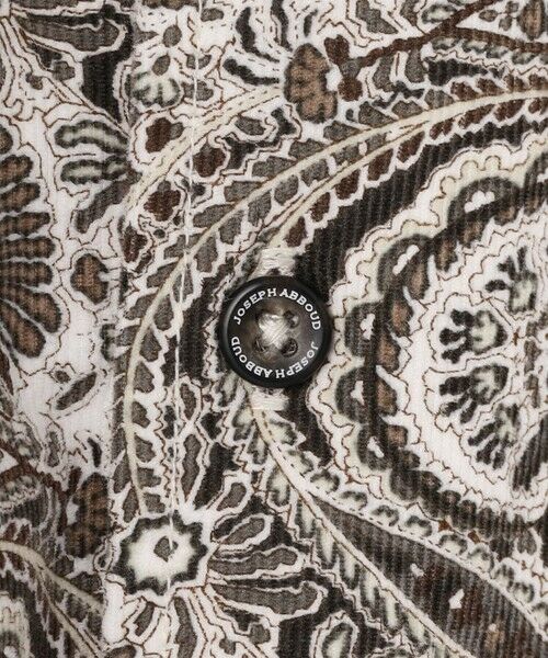 JOSEPH ABBOUD / ジョセフ アブード シャツ・ブラウス | 【LIBERTY・綿100％】リバティペイズリープリントコーデュロイ シャツ | 詳細22