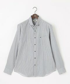 JOSEPH ABBOUD / ジョセフ アブード シャツ・ブラウス | 【柔らか・光沢感】コットンビエラストライプ シャツ