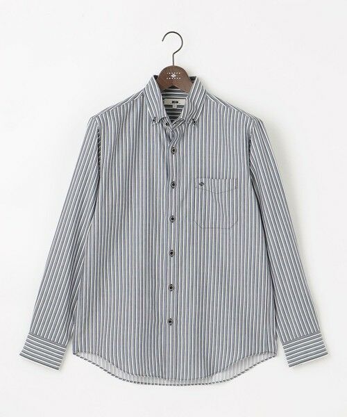 JOSEPH ABBOUD / ジョセフ アブード シャツ・ブラウス | 【柔らか・光沢感】コットンビエラストライプ シャツ | 詳細5