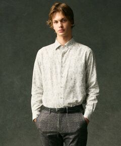 JOSEPH ABBOUD / ジョセフ アブード シャツ・ブラウス | 【自然な光沢感】コットンビエラフラワープリント シャツ