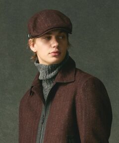 JOSEPH ABBOUD / ジョセフ アブード ハンチング・キャスケット・ベレー帽 | 【サイズ調整可】ワイドチョークストライプハンチング