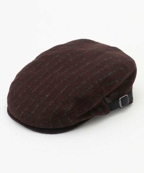 JOSEPH ABBOUD / ジョセフ アブード ハンチング・キャスケット・ベレー帽 | 【サイズ調整可】ワイドチョークストライプハンチング | 詳細2