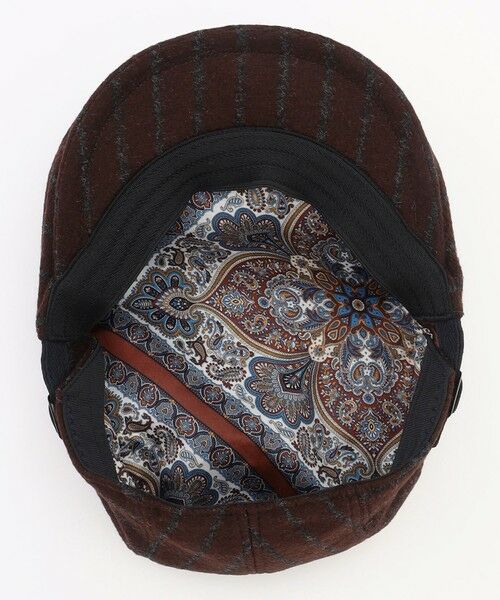 JOSEPH ABBOUD / ジョセフ アブード ハンチング・キャスケット・ベレー帽 | 【サイズ調整可】ワイドチョークストライプハンチング | 詳細4