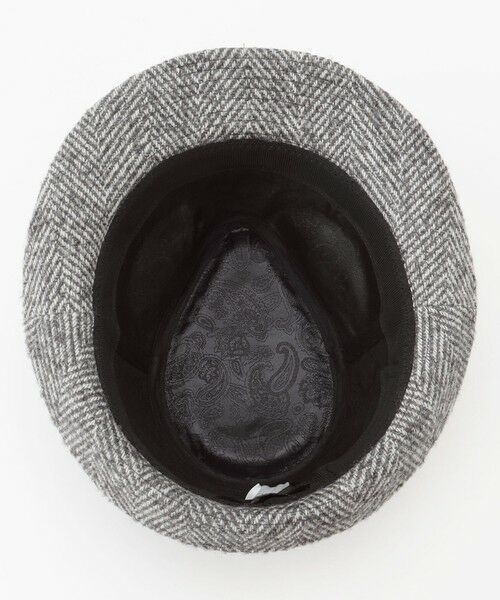 JOSEPH ABBOUD / ジョセフ アブード ハット | 尾州産カシミヤブレンド×アルパカ混素材カシミヤブレンドアルパカヘリンボーン ハット | 詳細7