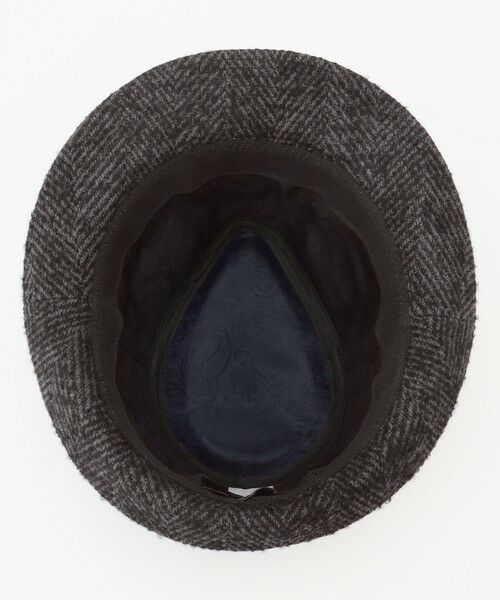 JOSEPH ABBOUD / ジョセフ アブード ハット | 尾州産カシミヤブレンド×アルパカ混素材カシミヤブレンドアルパカヘリンボーン ハット | 詳細11