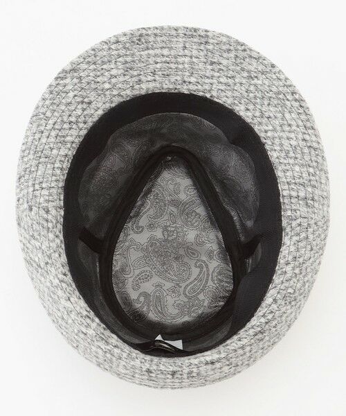 JOSEPH ABBOUD / ジョセフ アブード ハット | 【LANIFICIO ROMA・サイズ調整可】スライバー千鳥 ハット | 詳細5