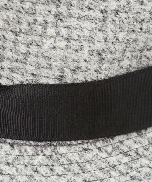 JOSEPH ABBOUD / ジョセフ アブード ハット | 【LANIFICIO ROMA・サイズ調整可】スライバー千鳥 ハット | 詳細6