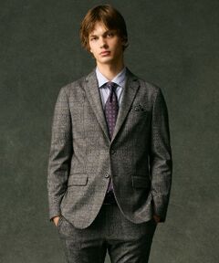 JOSEPH ABBOUD / ジョセフ アブード テーラードジャケット | 【キングサイズ・ストレッチ/伸縮回復性】フランネルジャージージャケット