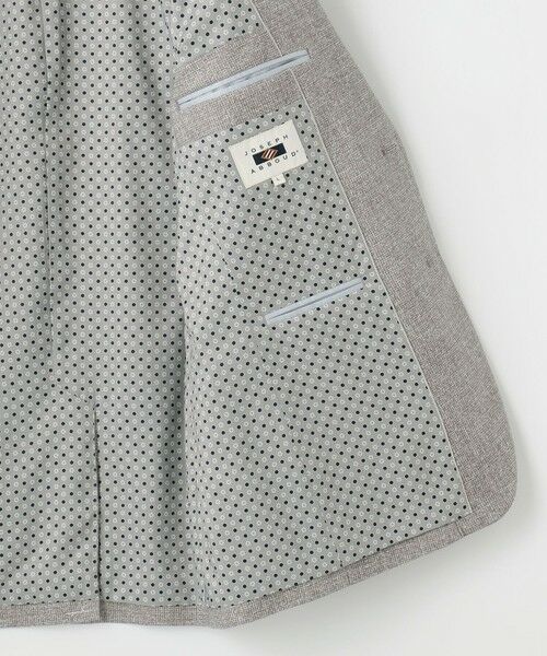 JOSEPH ABBOUD / ジョセフ アブード テーラードジャケット | 【キングサイズ・ストレッチ/伸縮回復性】フランネルジャージージャケット | 詳細5