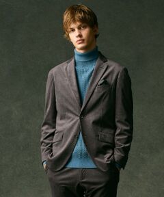 JOSEPH ABBOUD / ジョセフ アブード テーラードジャケット | 【キングサイズ・軽量/ストレッチ/スウェードタッチ】トリコットコーデュロイ ジャケット