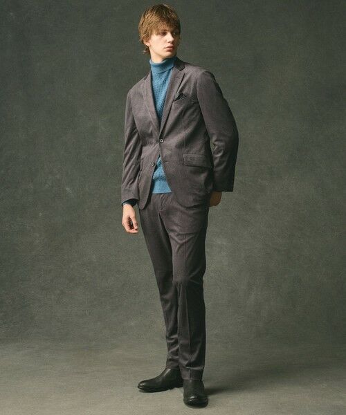 JOSEPH ABBOUD / ジョセフ アブード テーラードジャケット | 【キングサイズ・軽量/ストレッチ/スウェードタッチ】トリコットコーデュロイ ジャケット | 詳細2