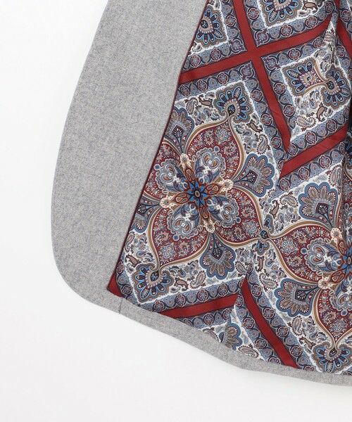 JOSEPH ABBOUD / ジョセフ アブード テーラードジャケット | 【キングサイズ・ソフト/JAPANファブリック/LIBERTY柄裏地】ムリネフランネル ジャケット | 詳細16