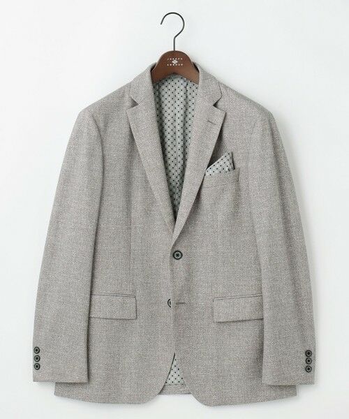 JOSEPH ABBOUD / ジョセフ アブード テーラードジャケット | 【ストレッチ/伸縮回復性】フランネルジャージージャケット | 詳細16